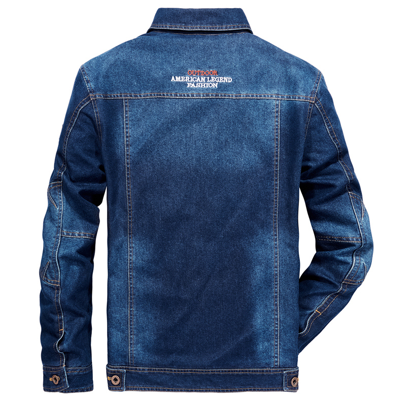 Jeep khiên denim jacket nam 2020 mùa xuân và mùa thu mới của Hàn Quốc phiên bản lỏng lẻo đẹp trai ve áo bảo hộ lao top 100 áo khoác.