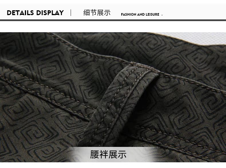 Quần short hè 2018 mới nam 5 điểm quần cotton cắt cúp quần rộng size rộng giản dị 5 điểm quần quần short bò nam đẹp