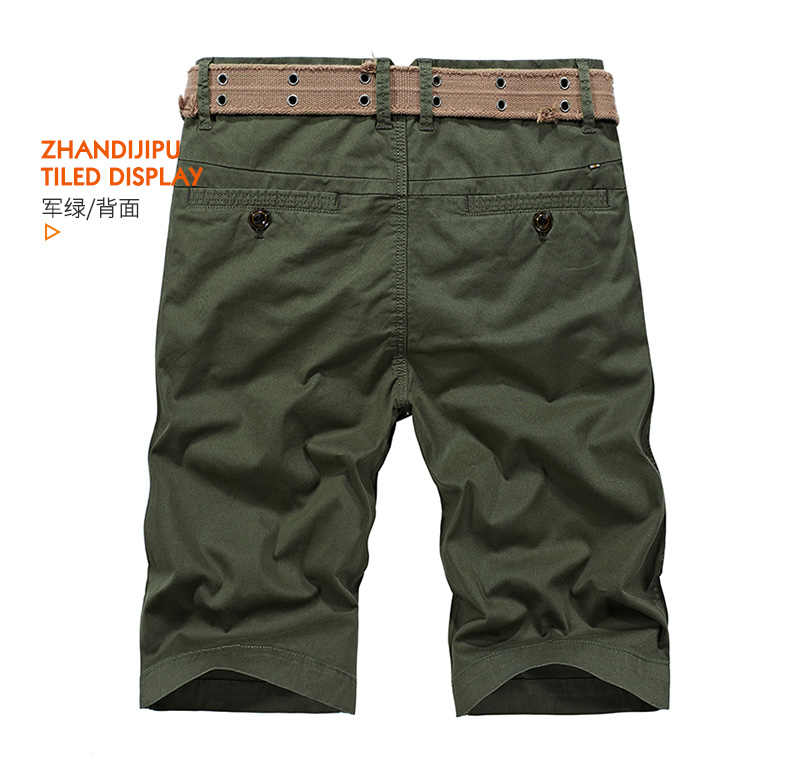 Dụng cụ quần short nam rộng nhiều túi cỡ lớn thanh niên giản dị 5 điểm quần mùa hè cotton mỏng phần năm quần quần jean nam đẹp