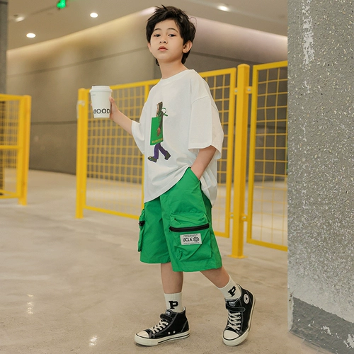 Летняя одежда, летний комплект, коллекция 2023, короткий рукав, подходит для подростков