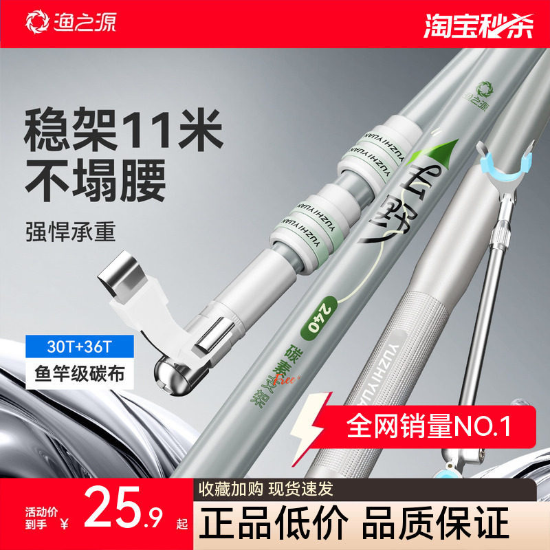 Fishing Source Fishing Platform Bracket, Fishing Rod Holder, Large Fish Rod Holder, Fishing Box, Platform Fishing, Ground Insertion Carbon Rod Holder, Hand Rod