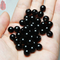 Handmade DIY loose beads glass beads 6-12mm black glass jade beads accessories with bead bracelet accessories