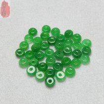 Handmade DIY Jade dry green safe buckle jade beads ring star Moon Moon Bodhi with beads Wen play Buddha beads partition