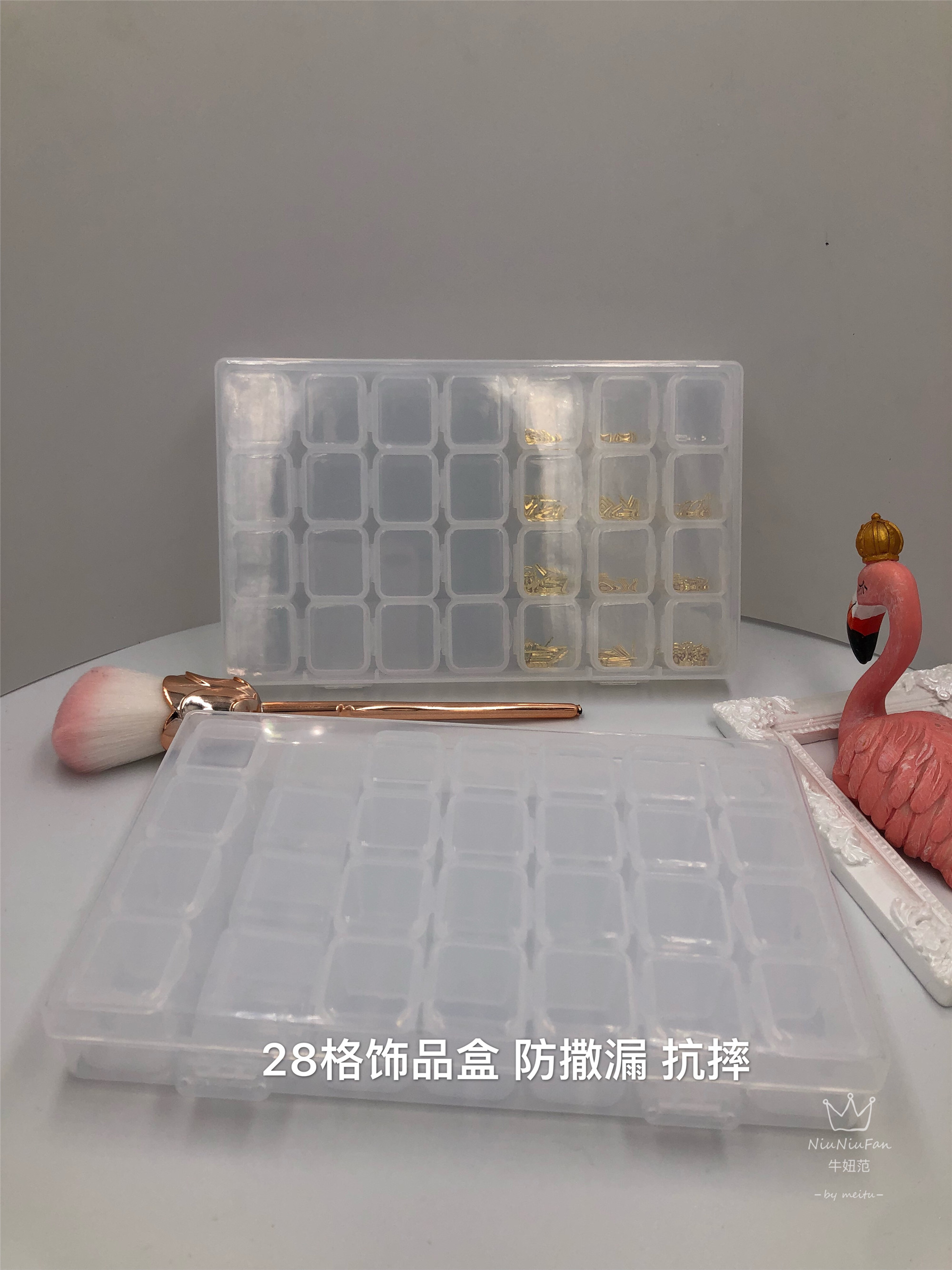 Ornament Box Drill Box 28 G Drill Box Anti-Leakage Anti-Fall Nail containing box Niu Niu Fan Recommended