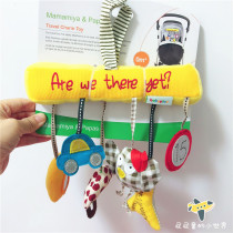 Foreign trade export Rabbit Baby Music car hanging bed around safety seat pendant plush rattle animal