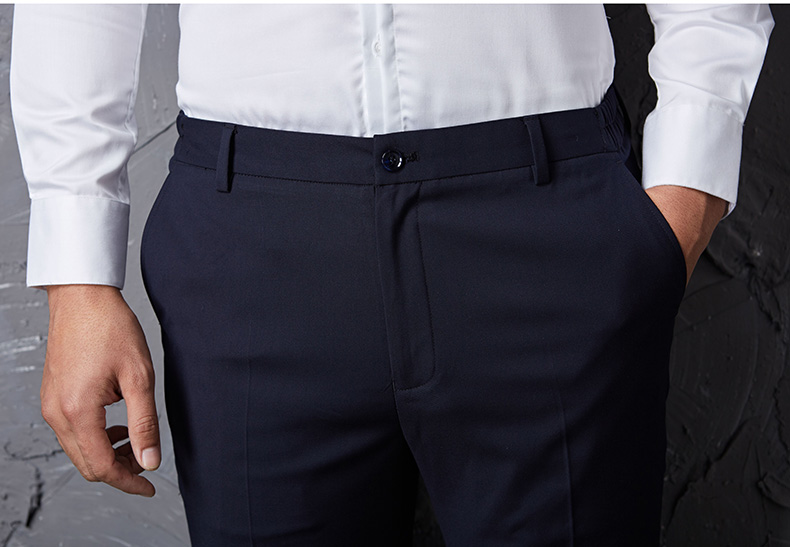 Quần thun nam co giãn eo đen Quần ôm chân nam công sở từ phiên bản Hàn Quốc hot của quần phù hợp mùa hè quần vải nam