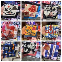 Shanghai Spot японский счетчик подлинный Vivienne Queen Mother Math Mother Matherchief Square Scarf маленький шарф