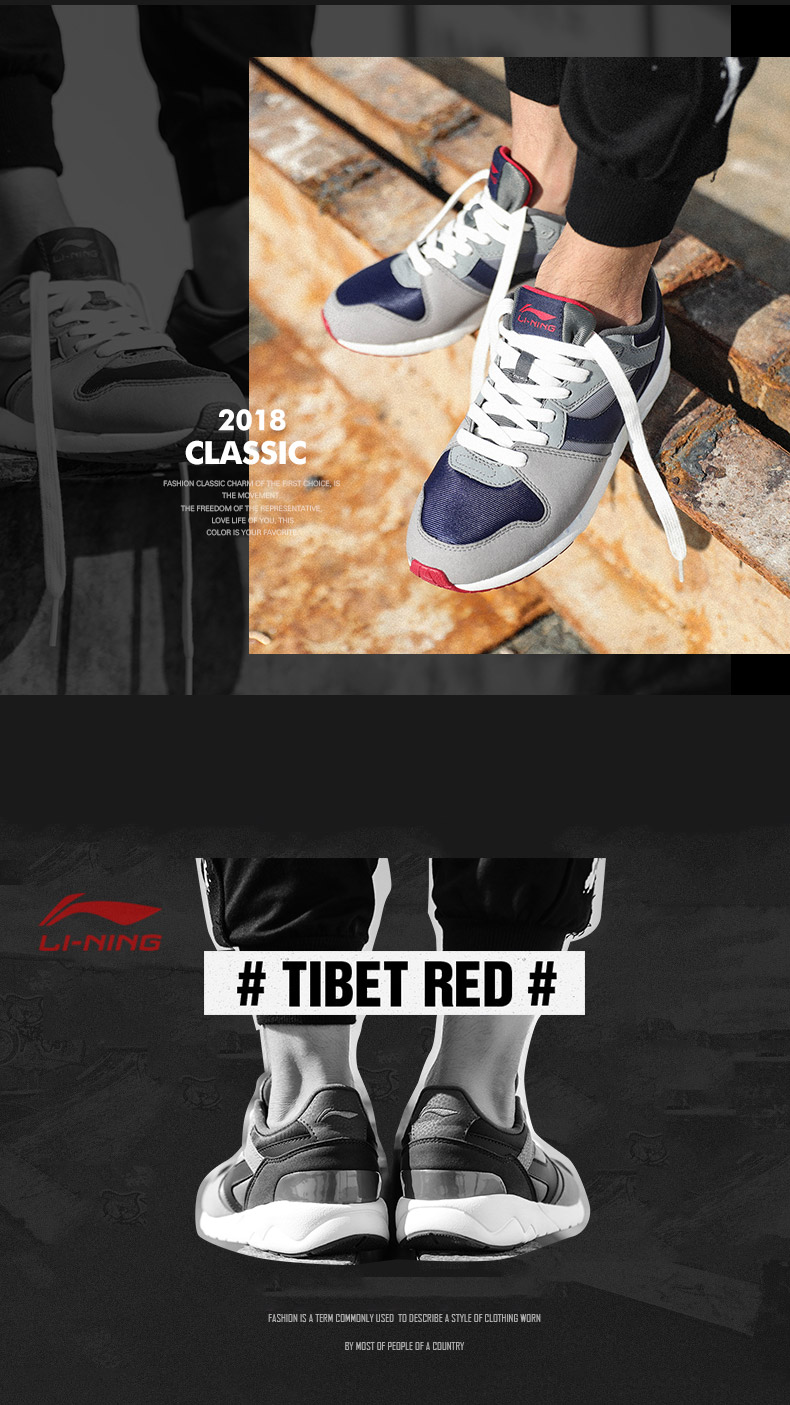 Giày thể thao nam Li Ning Giày thể thao nam mùa thu và mùa đông Khát vọng giày thoáng khí Giày nhẹ giày chạy giày cỡ lớn giày chạy giày thể thao nữ đế cao