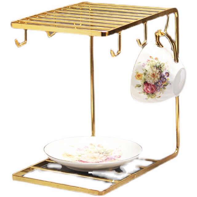 Cup Holder, Household Cup Holder, Living Room Glass Cup Draining Rack, Storage Tray, Nordic Creative Coffee Cup Storage Rack