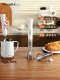 Mongdio Electric Milk Frother Coffee Stirrer Rechargeable Milk Frother Hands-Free Whipping Device