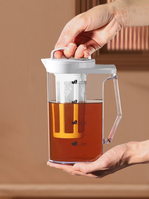 Mongdio Coffee Cold Brew Pot Large Capacity Cold Brew Pot Fruit Tea Cold Brew Cup Filter Iced Brew Cup Coffee Cold Brew Pot