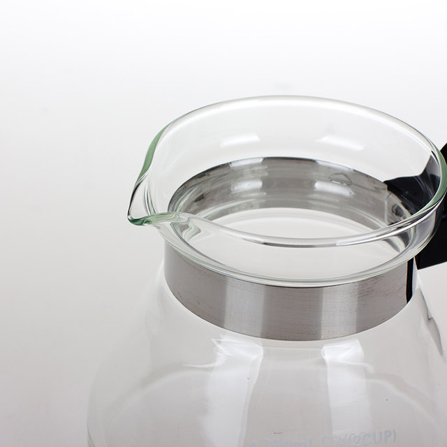 Direct Fire Kettle, Large Capacity Glass Flower Teapot, Graduated Cold Water Kettle, Heat-Resistant Coffee Kettle, Tea Kettle