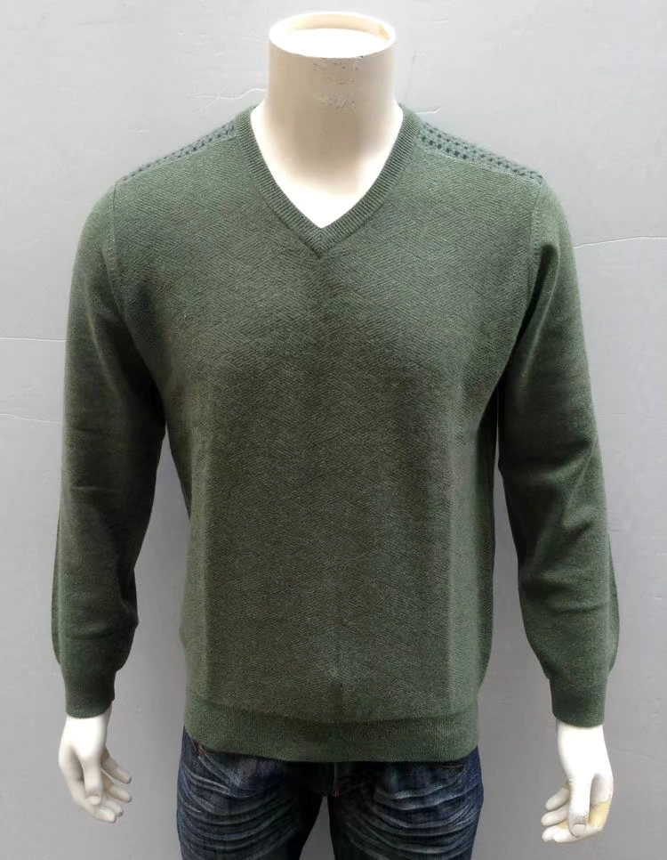 Trung tâm mua sắm chính hãng Hellmans người yêu cổ áo len cashmere mùa thu và mùa đông dệt kim áo len nam chính thức E101D71 - Cặp đôi áo len