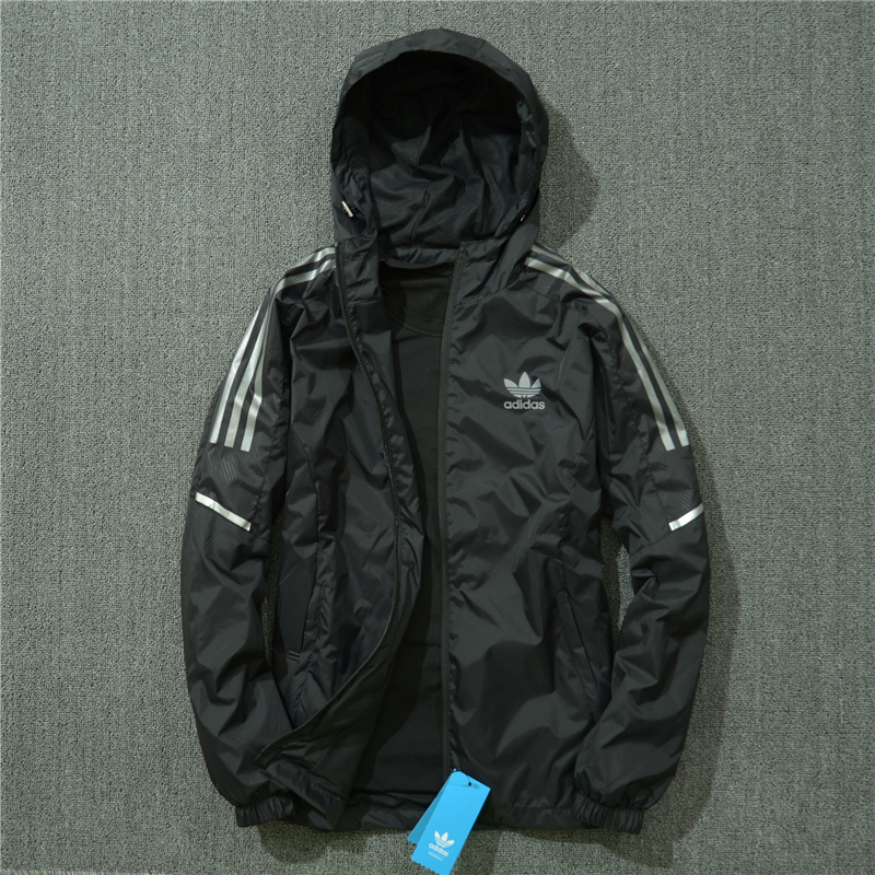 Adidas Men's Jacket 26 Spring and Autumn Outdoor Fitness Sports Jacket Running Casual Woven Hooded Windbreaker Adidas Men's Jacket 26 Spring and Autumn Outdoor Fitness Sports Jacket Running Casual Woven Hooded Windbreaker