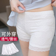 Summers womens mới ba điểm quần Hàn Quốc phiên bản thoải mái ren eo lỏng bên ngoài mặc quần an toàn chống đi xà cạp ánh sáng quần short.