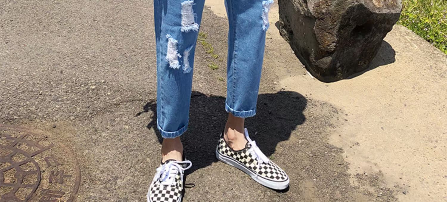 Mùa hè quần jeans nam 9 điểm lỗ nam phiên bản Hàn Quốc của xu hướng tự tu luyện 乞丐 quần thủy triều thương hiệu quần âu - Quần jean quần ống rộng nam