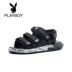 Playboy sandal cá tính nam triều 2019 xu hướng hè mới hoang dã thể thao ngoài trời sandal nam - Sandal