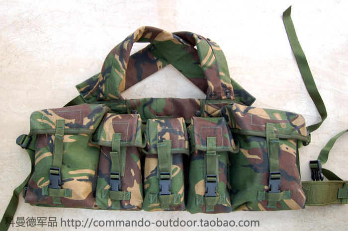 Brand new Army Edition British Army DPM Forest Camouflated Tactical Chest Hanger Bag Slouted Jacket Vest Import Original-Taobao