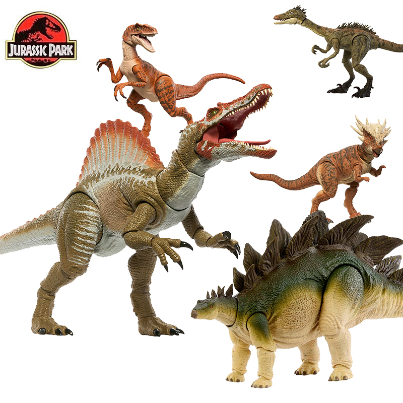 Mattel Jurassic World Hammond Collection Dinosaur Super Articulated Brachiosaurus Tyrannosaurus Pterosaur Figure Model