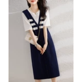 Брендовый модный трикотажный комплект, трикотажное платье