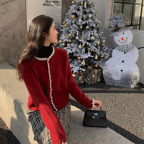 Брендовый короткий свитер, куртка, кардиган