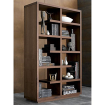 American Country Retro Wrought Iron All Solid Wood Shelf Bookshelf Shelf Display Rack Display Rack Storage Rack