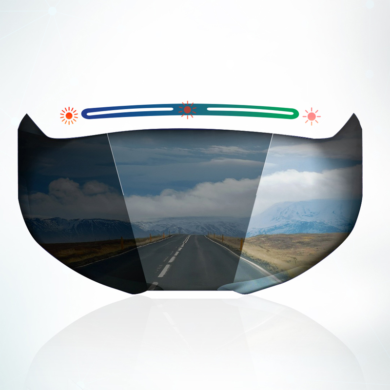 GSB Safety Helmet S-361 Model Light Sensation Discoloration Lens