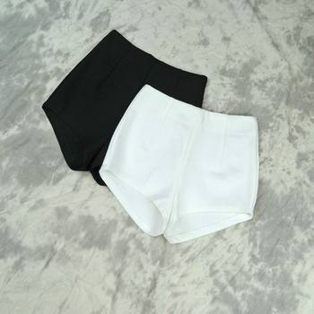 High-Waisted Tight-Fitting Casual Stretchy Slimming Hot Pants for Outerwear, White Leggings, Women's Shorts, New Women's Autumn and Winter