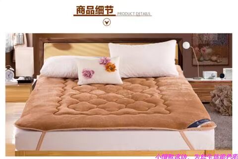 Nệm ấm Falais dày lông cừu san hô chiếu mat 1,5 m 1,8 đơn nệm đôi sinh viên ưu đãi đặc biệt đệm 1m2