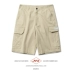 Ông Giang Nam nguyên bản 20 chiếc quần short dụng cụ thẳng của Amoi Nhật Bản quần short nam hợp mốt thương hiệu quần dài năm điểm - Quần làm việc Quần làm việc