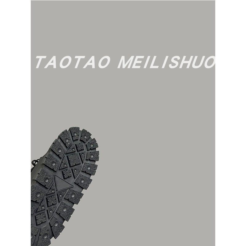 Мода снега сапоги 【taotao meilishuo】月亮靴！大棉保暖雪地靴女面包厚底短筒靴子