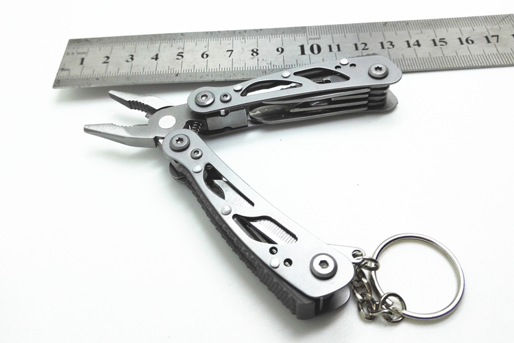 Mini Keychain Đa chức năng Món Quà Kết Hợp Ngoài Trời Di Động Đa mục đích Kìm Tool Pocket Công Cụ Kìm