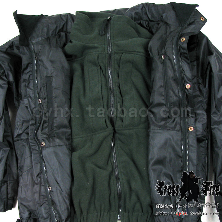 Quần áo ngụy trang giải trí ngoài trời Phụ kiện cánh quạt quân đội jacket Áo khoác kẻ thù vỏ mềm không thấm nước và màu đen thoáng khí - Những người đam mê quân sự hàng may mặc / sản phẩm quạt quân đội quần áo quân đội k07