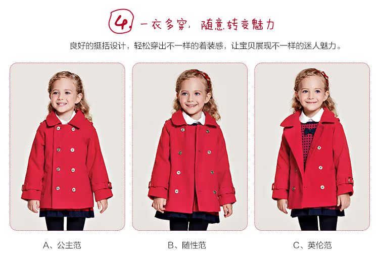 Manteau pour fille en fibre - Ref 2162056 Image 13
