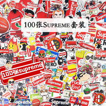 100 cartoon luggage stickers skateboard computer suitcase luggage guitar dead flying tide car stickers