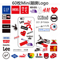 Mini Mini trumpet brand Logo mobile phone luggage personality computer phone case guitar refrigerator waterproof sticker