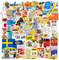 90 Milk Products Home Food Cartoon Milk Stickers Fridge Laptop Ipad Phone Stickers