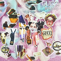 22 Gucci tide luggage stickers suitcase helmet skateboard guitar laptop phone stickers