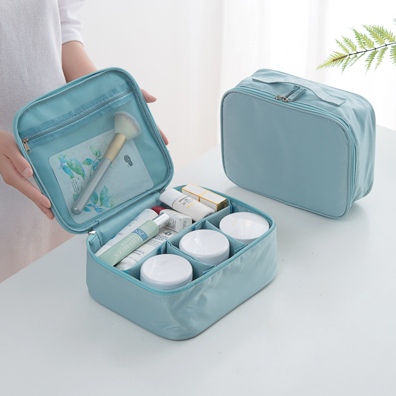 Makeup bag women's ins wind small portable travel large capacity toiletries brush storage bag box 2021 new super fire