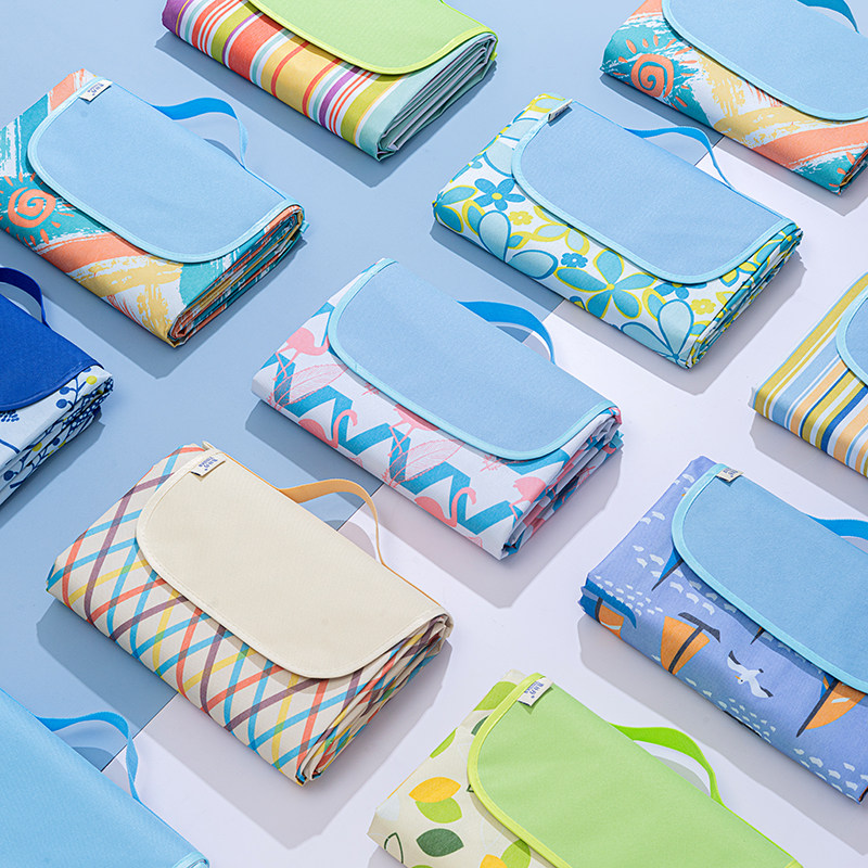 Picnic Mat Outdoor Portable Spring Tours Wild Cooking Moisture Ground Mat Waterproof Thickened Mat Suburban Picnic Buins Wind