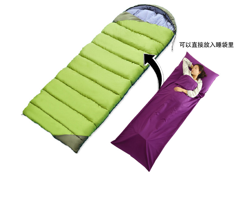 Khách sạn bẩn túi ngủ du lịch tấm du lịch khách sạn di động trong nhà chống bẩn quilt người lớn duy nhất sản phẩm ngoài trời