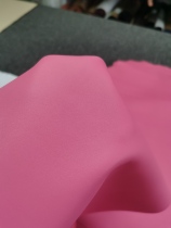 French imported pink plain nappa sheepskin leather leather material about 1mm soft