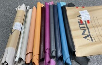 Italy ANTIBA multi-color goatskin G household material Genuine leather material about 0.9mm is straight