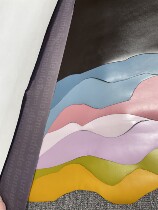 Italian Bonaudo glossy plain box calf calf calf leather Leather 0.9-1mm partial stiff