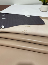 Italian Bonaudo meat pink plain nappa sheepskin genuine leather material 0 9mm soft