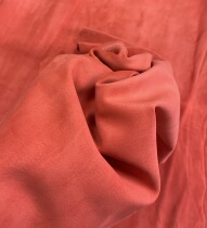 Italian Bonaudo watermelon red velvet tire cowhide Small incense material about 0.9mm soft