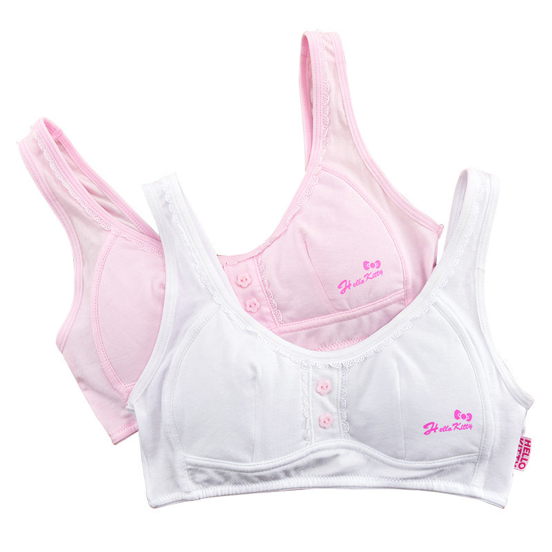 Girls' underwear vest development period 10 cotton 12-year-old children 11 primary school students 13 little girl children bra