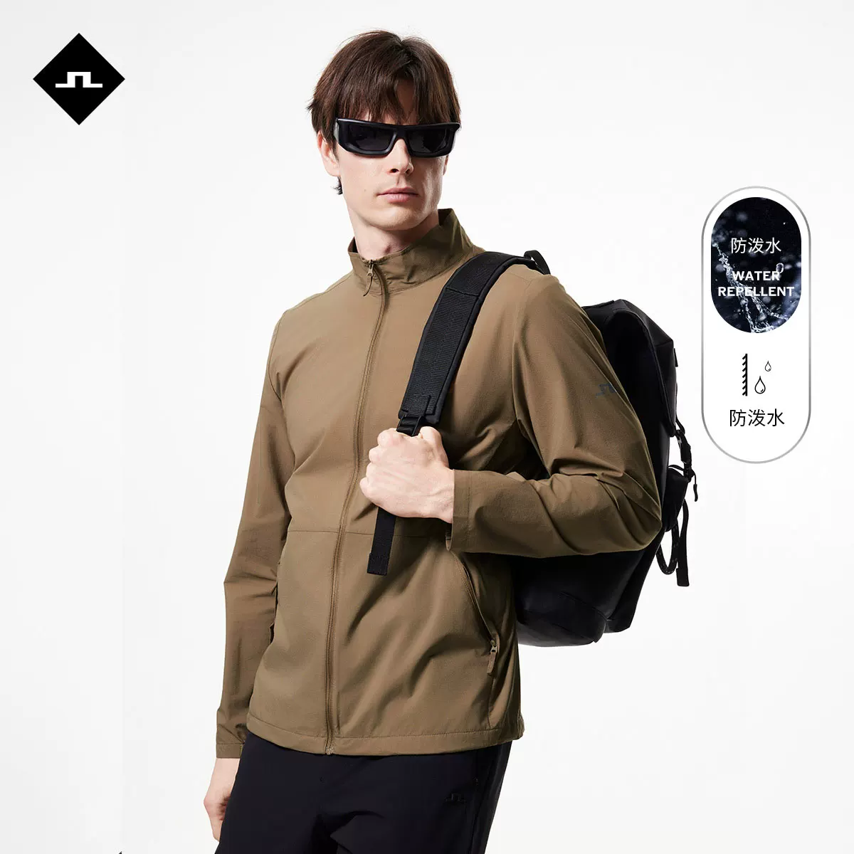 Летняя водоотталкивающая куртка для отдыха, slim fit