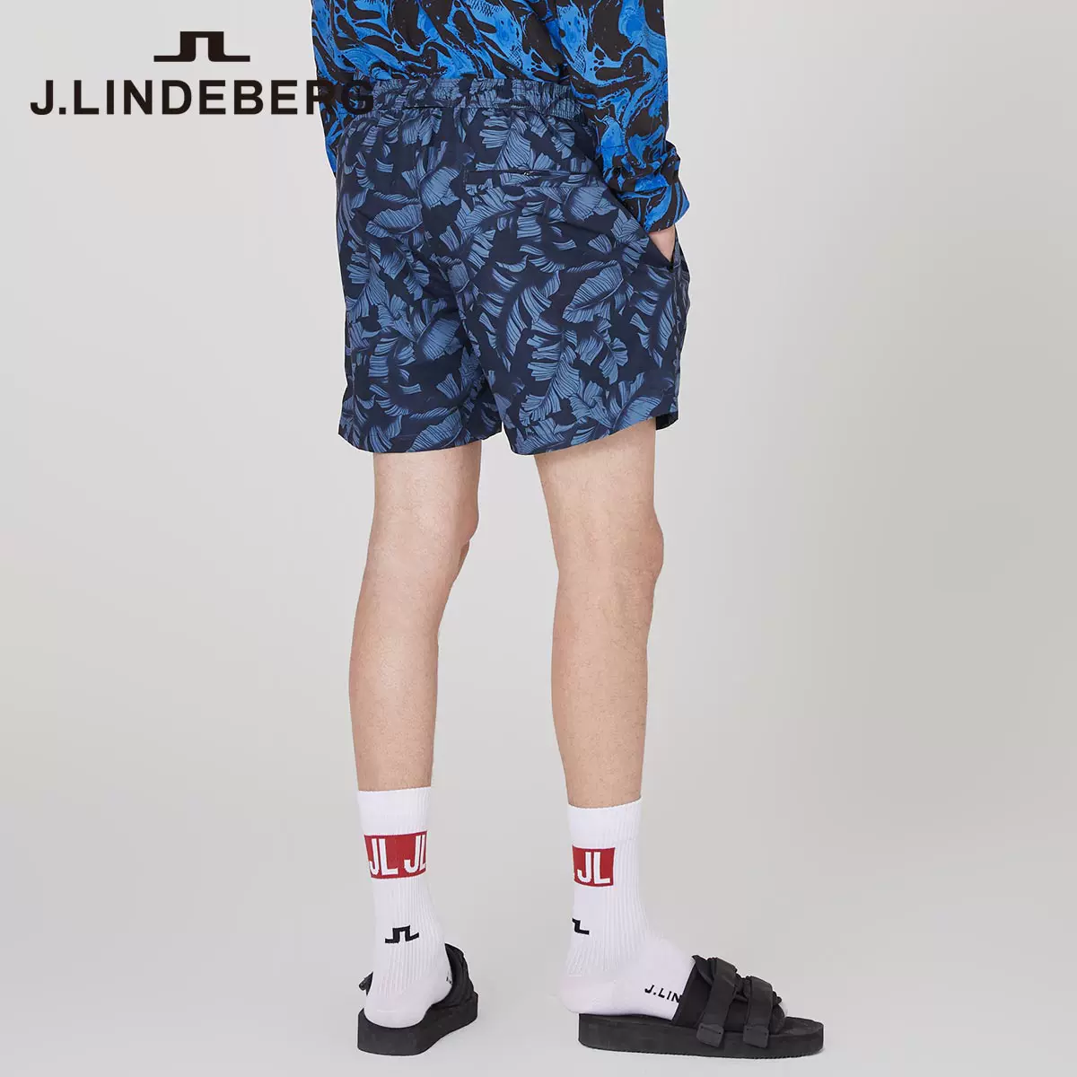 JLINDEBERG Jin Lindberg летняя прохладная и удобная повседневная печатная легкая шорты и брюки для мужчин