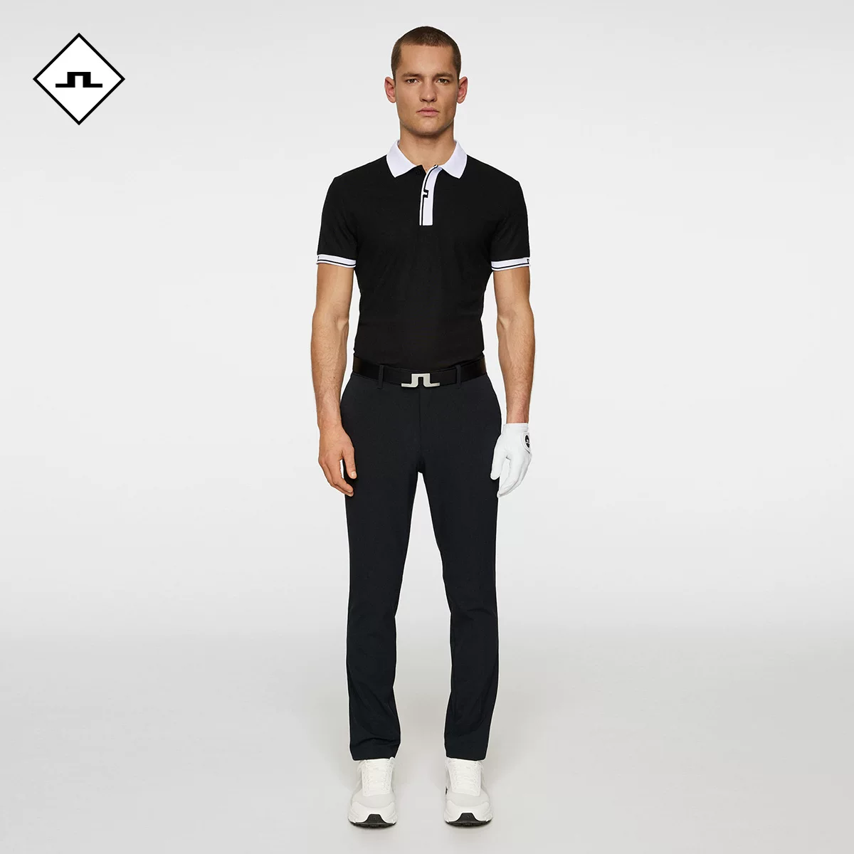 JLINDEBERG Jinlindberg 2025 new men's POLO shirt polyester fiber short-sleeved T-shirt